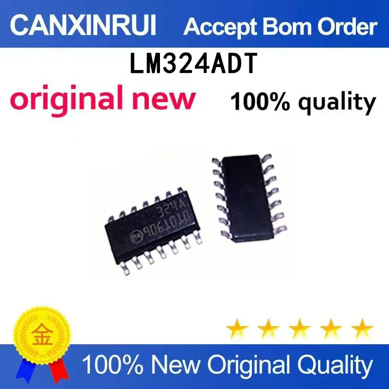 5pcs-100pcs）brand-new-original-lm324adt-324a-sop-14-integrated-circuit-chip-ic-in-stock