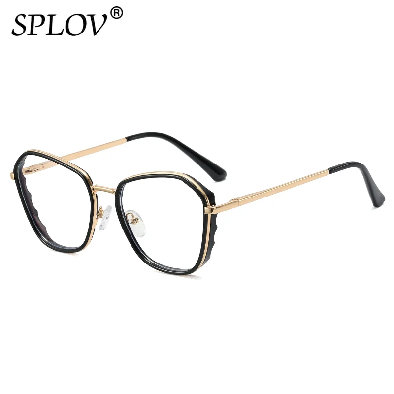 

Fashion Round TR90 Glasses Frames Retro Women Anti Blue Light Eyewear Men Spring Hinge Optical Clear Lens Eyeglasses Ins UV400