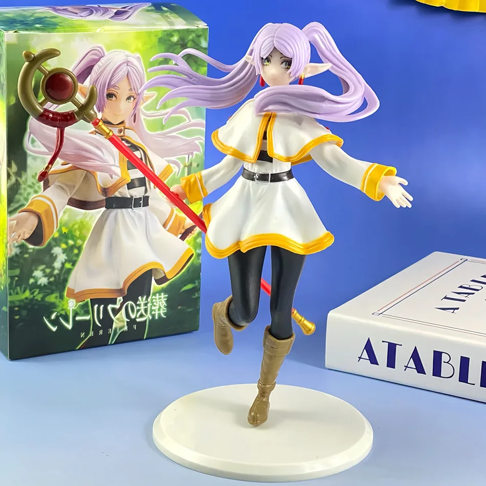 1個 フリーレン：旅の終わり アニメフィギュア 座り姿 フェルン アクションフィギュア フリーレン ヌードルストッパー PVCモデル スタチューコレクション