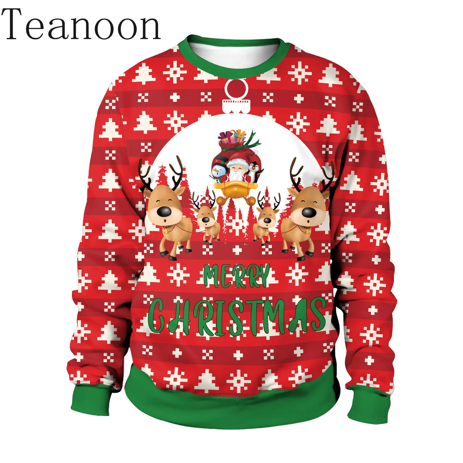 Мужские толстовки с капюшоном на уродливую тематику с Рождеством, толстовки с 3D принтами, спортивная одежда, топы с длинными рукавами, одежда унисекс с оленем Санта-Клауса