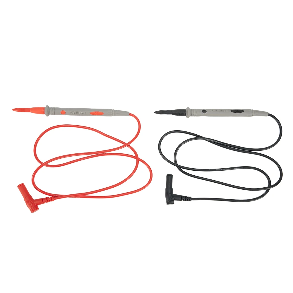 For Ultra Fine Point Test Leads for Digital Multimeter Featuring Silicone Handles and Banana Connectors 910mm Total Length