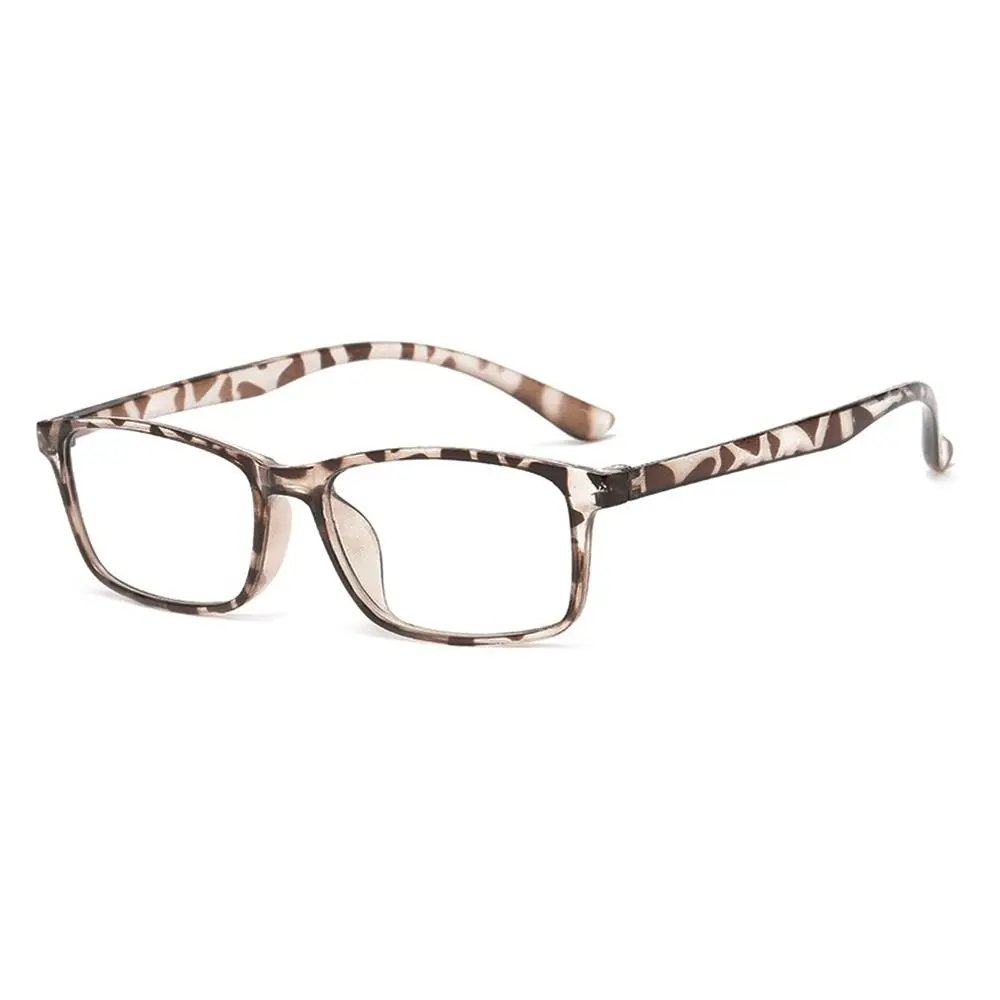 Leopard Print Reading Glasses Anti-Blue Light Reading Glasses Urltra-Light Eye Protection Men Women Elegant Eyeglasses +100 +400
