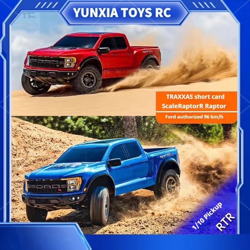 

Полноразмерная имитация TRAXXAS Raptor R в масштабе 1:10, МОДЕЛЬ Ford Raptor F150 с дистанционным управлением, короткий грузовик, внедорожник 101076-4, подарок