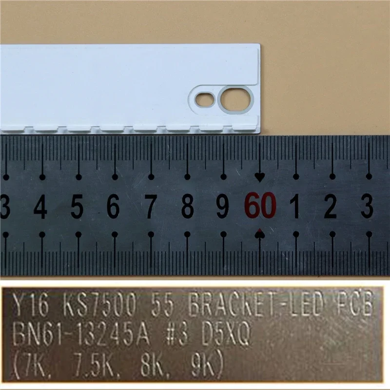 Batang Jalur LED TV Baru 600Mm untuk Samsung UE55MU6452 UE55MU6455 UE55MU6459 Kit Matriks Strip Lampu Latar LED V6ER_550SMA/B_LED66_R2