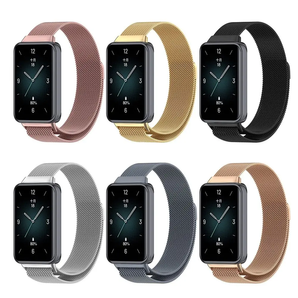 

New Replacement Metal Strap Milanese Stainless Steel Watchband Accessories Belt Bracelet for Honor Band 9 Smart Watch