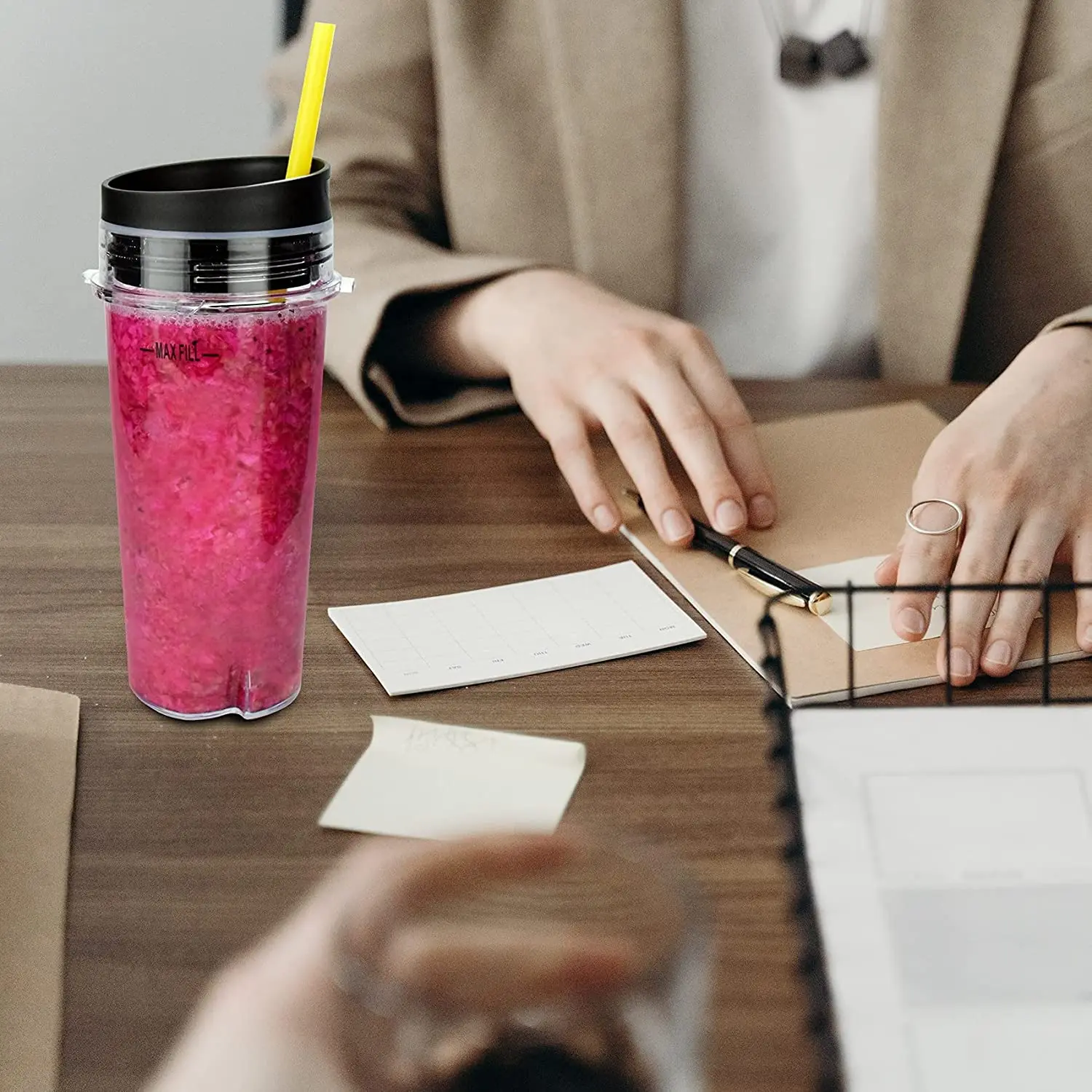 Blender Cup with Lid Blender Cup with Lid for Nutri Ninja Single Serve Replacement