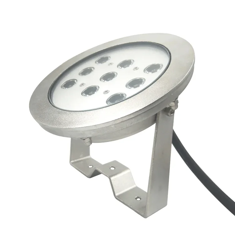 

316L Stainless Steel RGB DC24V Waterproof IP68 Jumping Water Jet Fountain LED Light