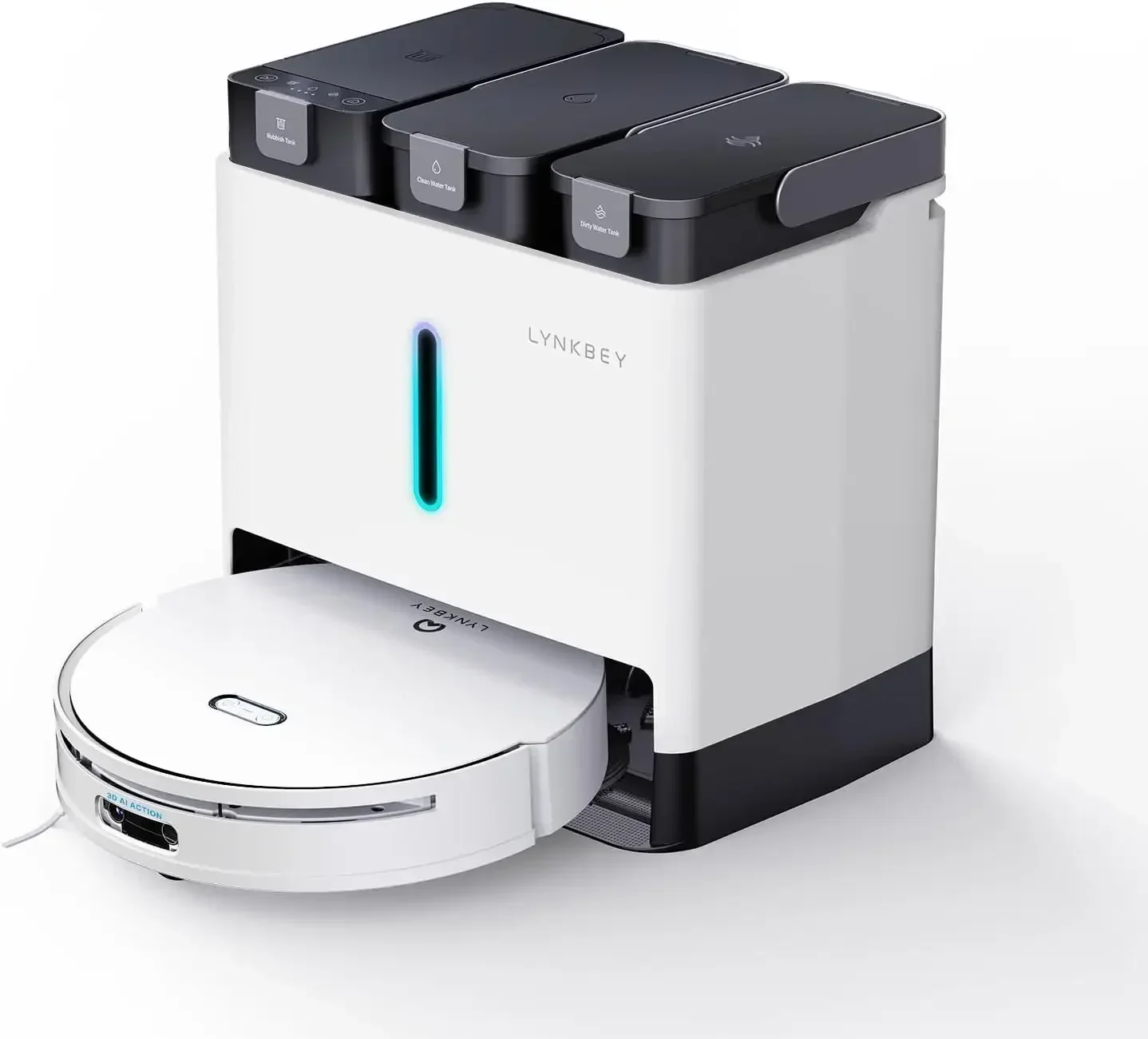 

Drop Shipping LYNKBEY M20 Pro Robot Vacuum Mop Combo Auto Cleaning & Hot Air Drying