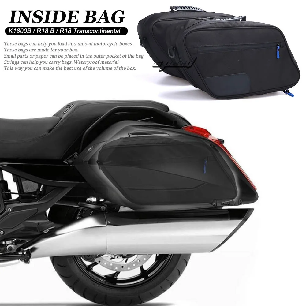 

New Motorcycle Luggage Bags Inner Bags Pannier Liner Tool Box Saddle Bag For BMW K1600B K 1600 B R18 B R 18 Transcontinental