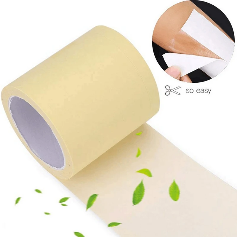 1 Roll Disposable Armpit Sweat Pads Transparent Underarm Antiperspirant Sticker