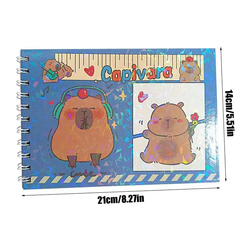 Książki do kolorowania dla dorosłych Kapibara Rysowanie Kolorowanka Uczniowie Kobiety Relaks Artykuły papiernicze 48 stron Aktywność artystyczna do kredki