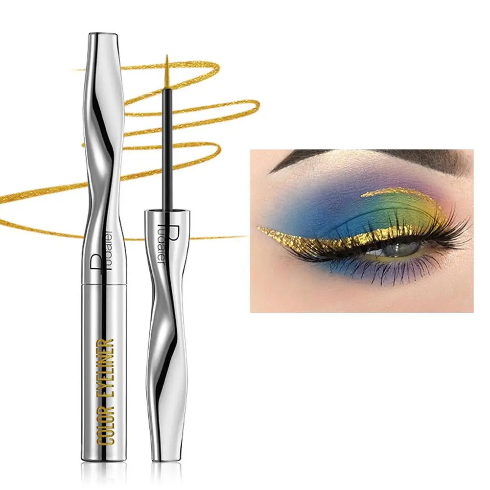 Crayon Eyeliner Liquide Coloré, Imperméable, Floraison Longue Durée, Outils de Doublure, Cosmétiques pour les Yeux, vaccage Rapide, Bleu, Rose, PE P5K6, 24 Couleurs