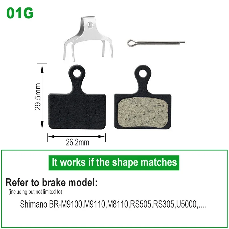 1/2/4/6/8/10 Pairs Bicycle Brake Pads for L03A SHIMANO XTR M9100 Dura Ace R9170 Ultegra R8070 RS805 RS505 RS405 BR-RS305 BR-U50