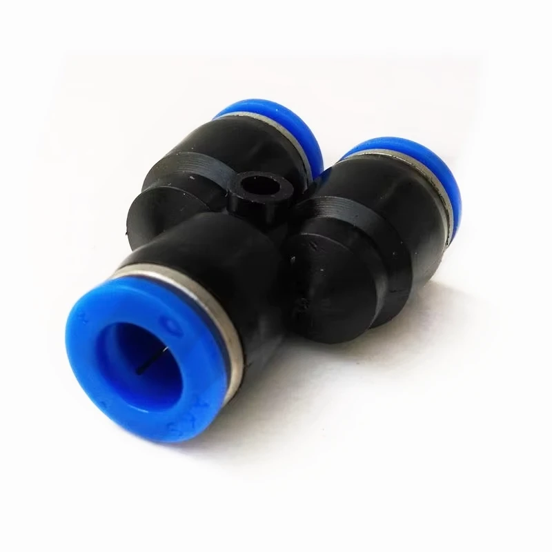 10pcs/lot  Pneumatic Air Fitting 8mm to 8mm to 8mm Y Shape Quick Fitting Connector PY-8