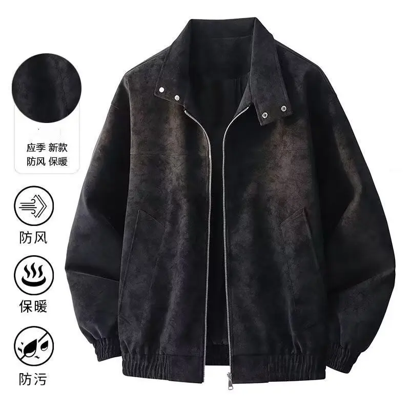 

Biker Jackets Womens Jacket Zipper Spring Leather Collared Metal Rivet Snap-Button Zippered Punk Steampunk Edgy Youthful Fashion