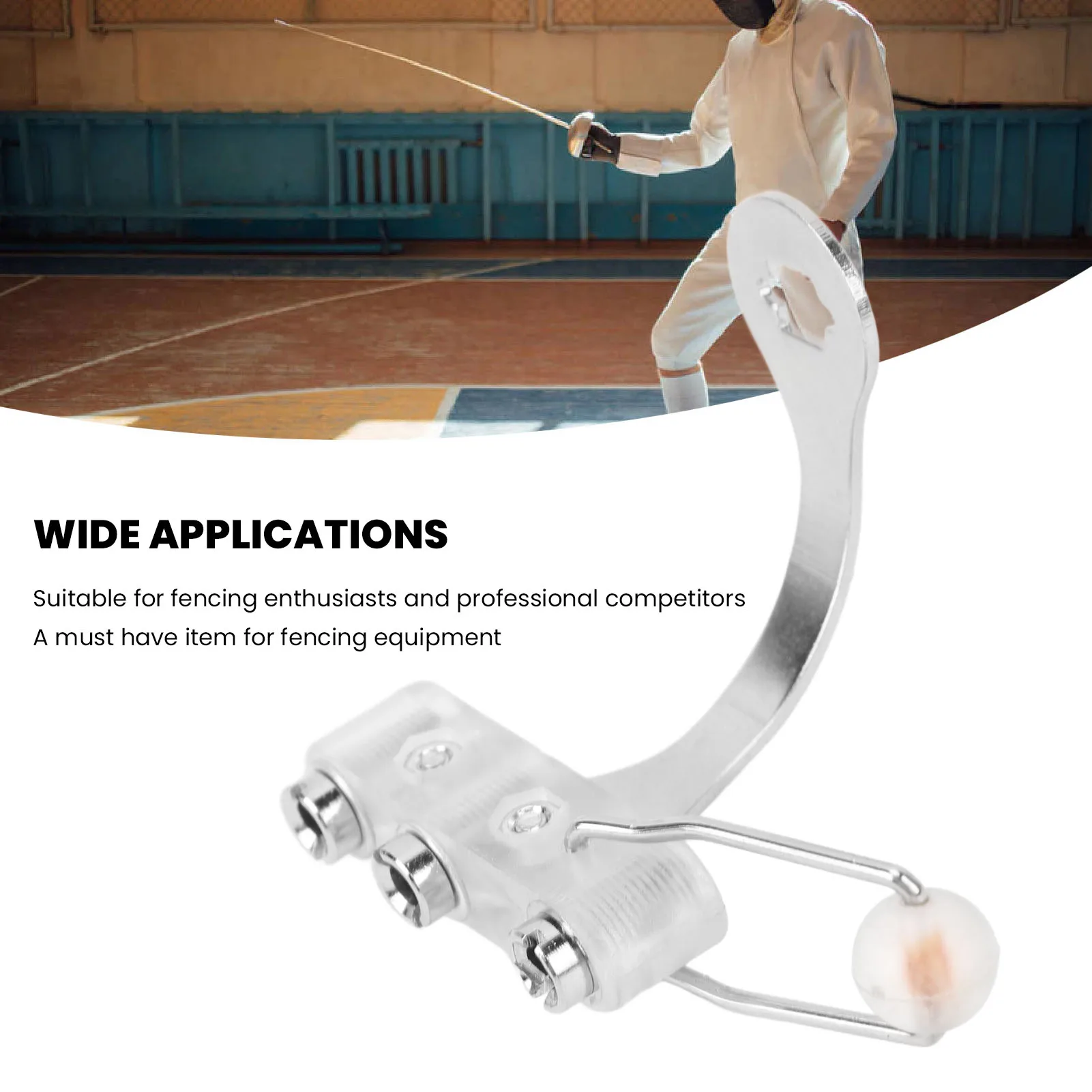 Epee Socket Replacement Stainless Steel Portable Stable Support Fencing Stand Tool for Competition Training Fencing Epee Socket