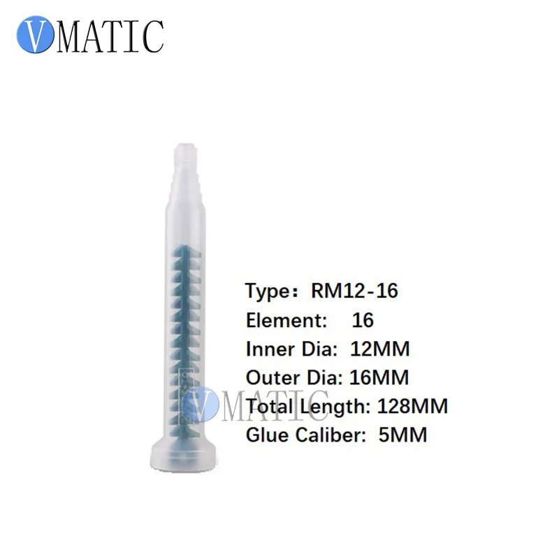 Free Shipping Resin Dynamic Mixer RM12-16 Mixing Nozzles For Duo Pack Epoxies Core POM Material