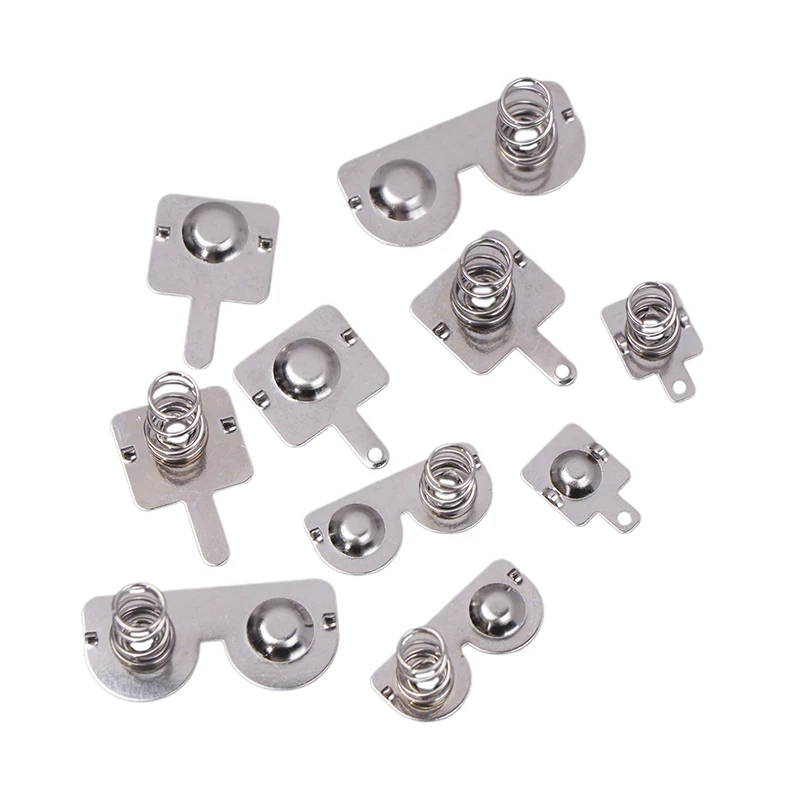 20PCS DIY ของเล่นรีโมทคอนโทรลอุปกรณ์เสริมฤดูใบไม้ผลิแผ่น AA/AAA แผ่นติดต่อกล่องแบตเตอรี่บวกและลบแผ่น