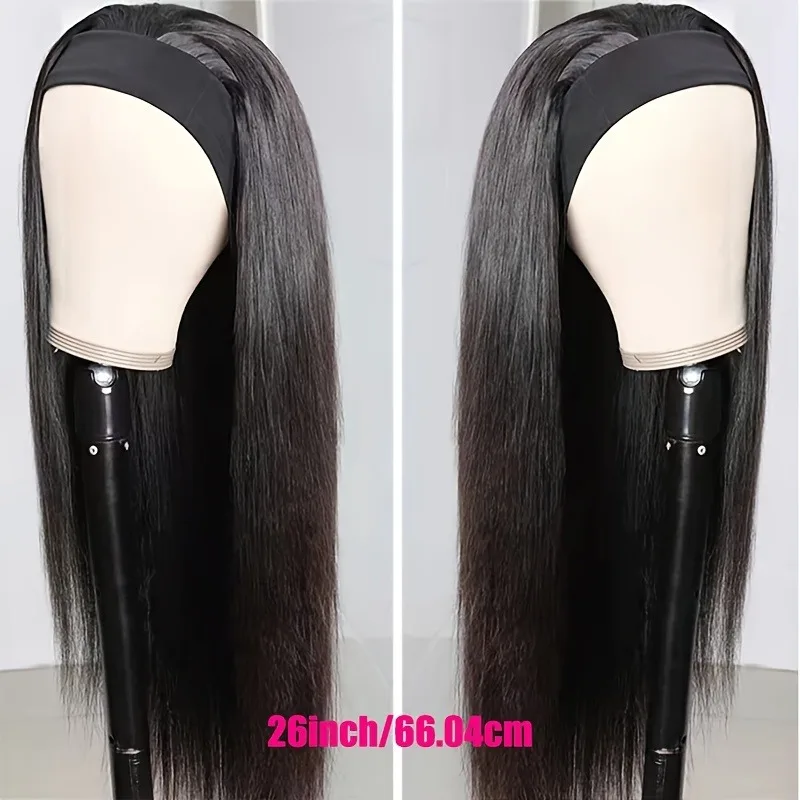 مستقيم عقال شعر مستعار خصلات الشعر المستعار الإنسان للنساء لا شيء الدانتيل الجبهة شعر الإنسان عقال شعر مستعار البرازيلي عذراء الشعر آلة م