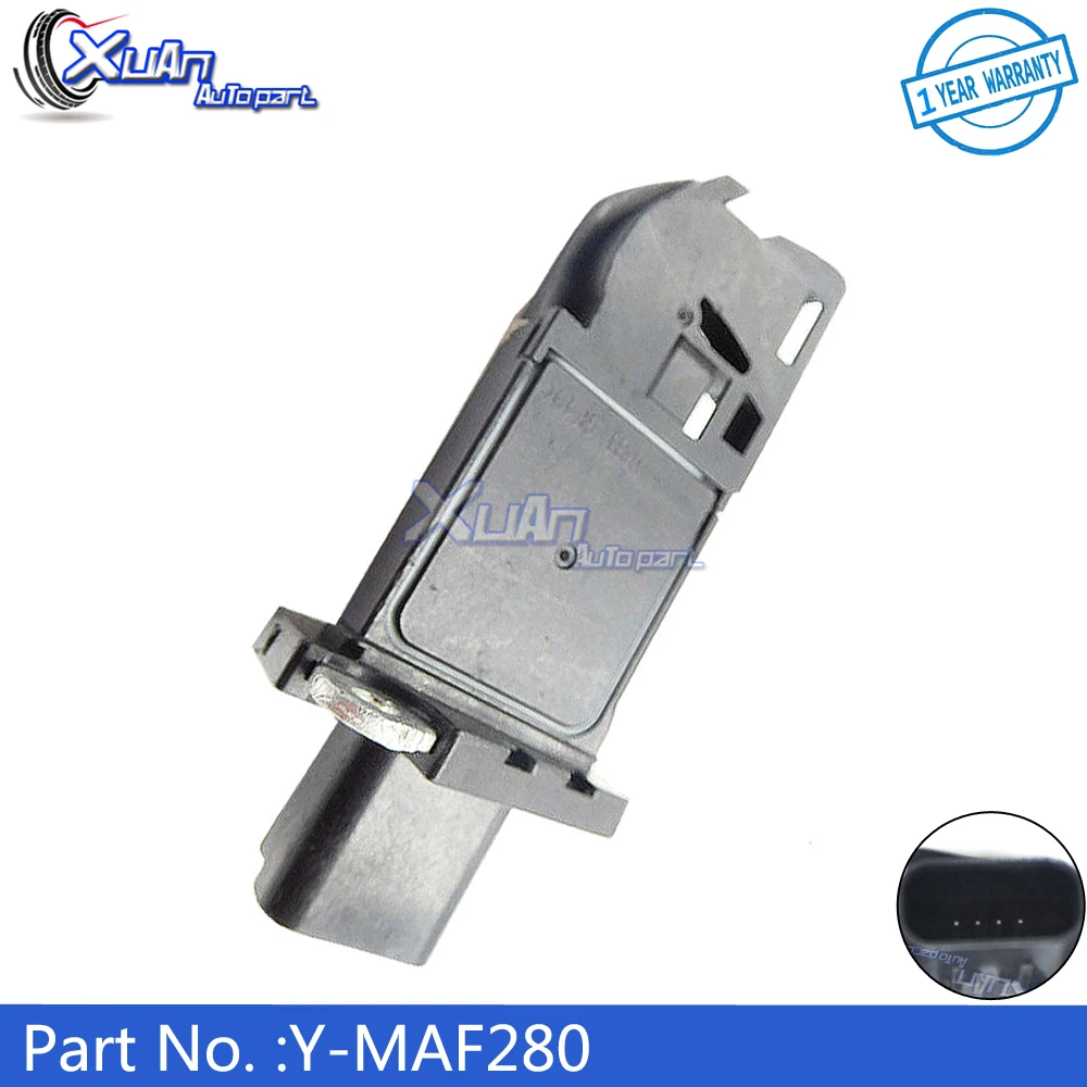 MAF MASS AIR FLOW METER SENSOR Y-MAF280 For Ford Mustang Explorer Expedition Fusion Flex Taurus F-350 E-350 Police Lincoln 11-17