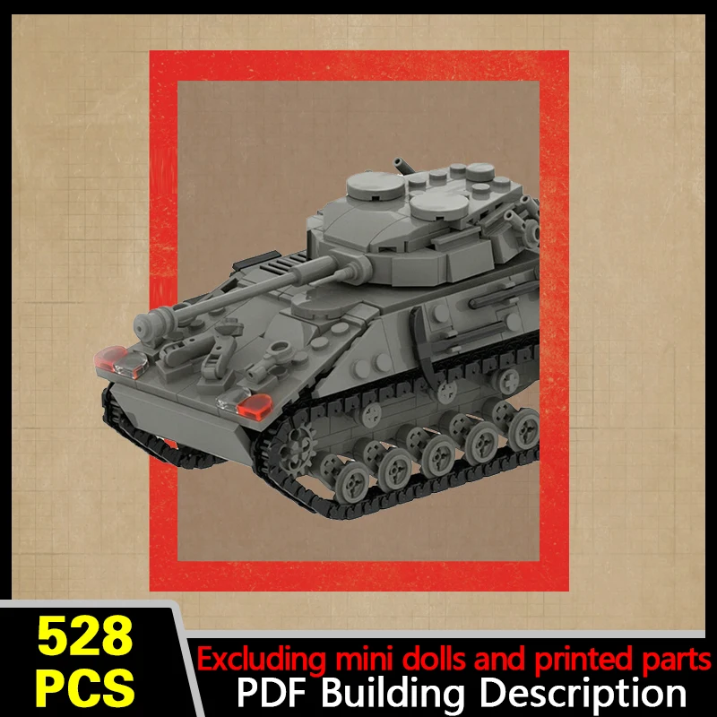 SPIC Reconnaissance Tank Model MOC Building Bricks War Equipment Style Modular Technology Gifts Holiday Assemble Toys Suit