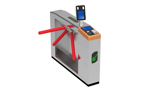 Factory Price 304 Stainless Steel Fully Automatic Face Recognition RFID Card Access Control System Tripod Turnstile for Office