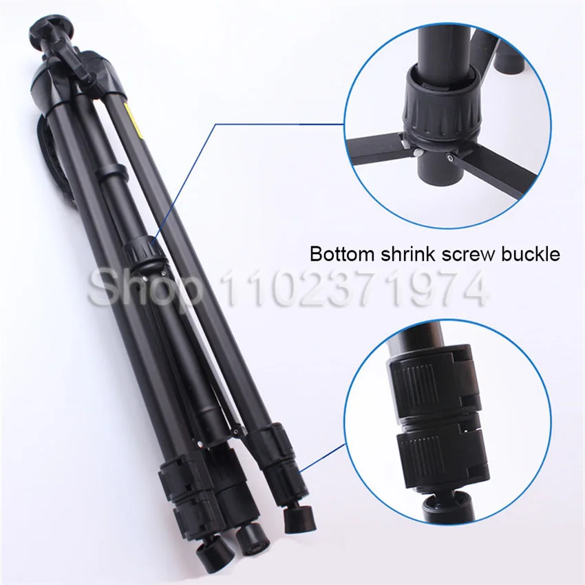 1.6M Laser Level Tripod Adjustable Height Thickened Aluminum Tripod Stand Bracket for 5/8 Or 1/4 Adapter Self Leveling Tripod