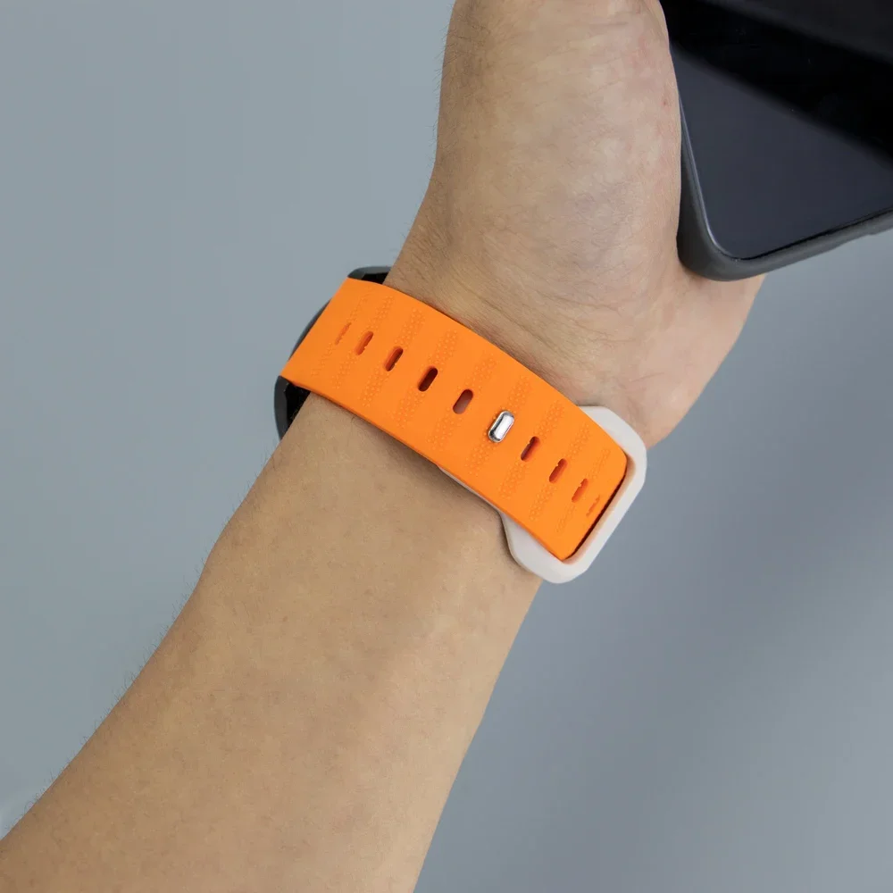 20mm 22mm Silicone Band for Samsung Galaxy Strap Watch 6/5/4 44mm 40mm 6/4Classic 43mm 47mm Bracelet for Huawei Watch 4 GT3 4Pro image 4