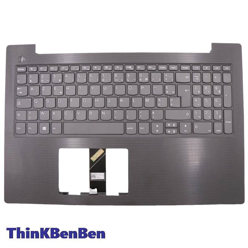 FR French Iron Gray Keyboard Upper Case Palmrest Shell Cover For Lenovo Ideapad V130 15 15IKB 15IGM 5CB0R28212