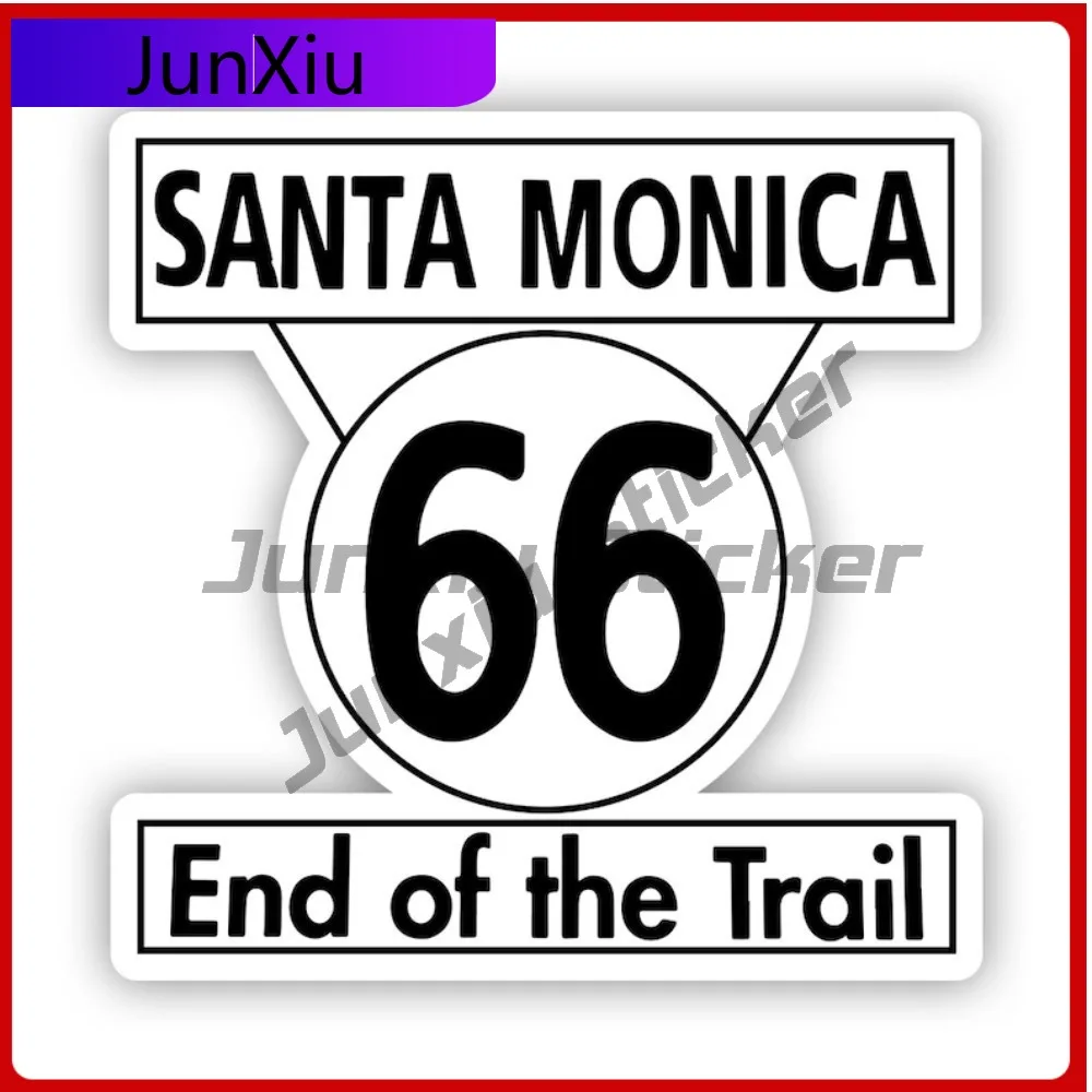 

Santa Monica End Of The Trail Anime Window Waterproof Vinyl Decal For Car Windows And Trunks Creative Fun Creative Unique