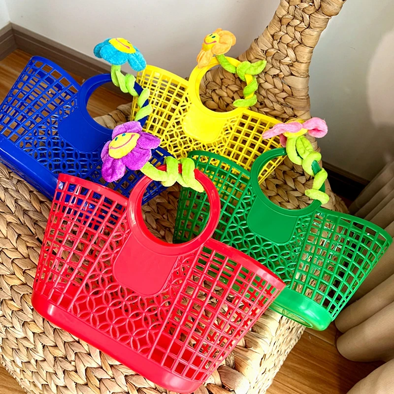 Plástico Esvaziou Cesta De Armazenamento, portátil Banheiro Wash Tote, organizador De Compras, Home Diversos Recipiente