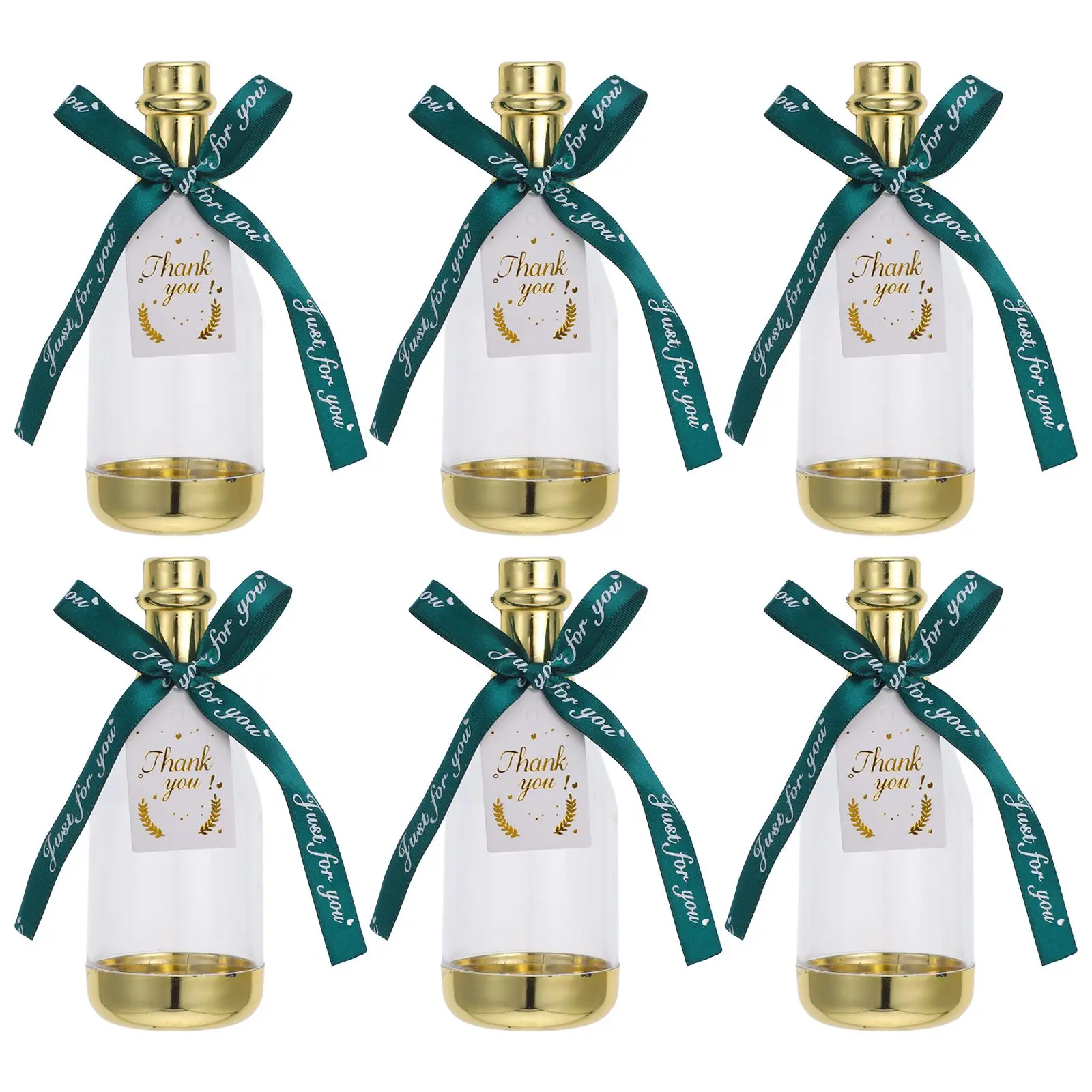 

12 Pcs C y Boxes Plastic Bottle Treat Containers for Wedding Party Favors Birthday Gifts Mini Bottles Versatile Usage