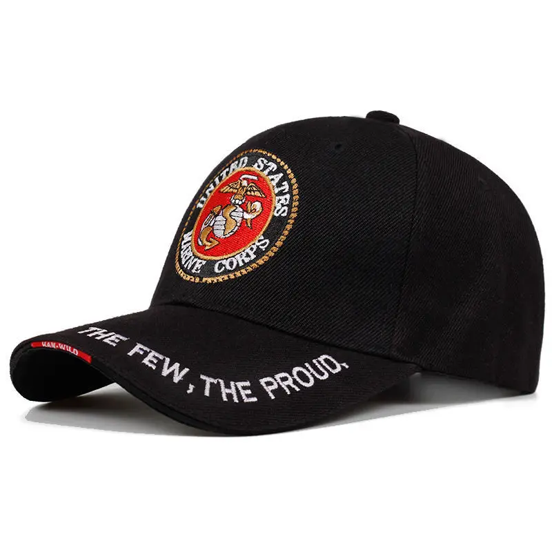 Fashion United States Marine Corps Baseball Cap Letter Embroidered Hip Hop Hats outdoor Sports Caps Bone Marine  Hats