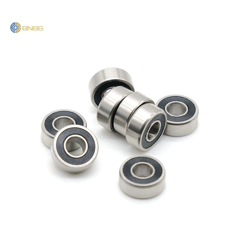 

10PCS 4X10X4mm SMR104 2RS ABEC7 Stainless Steel Ball Bearing Fishing Vessel Bearing