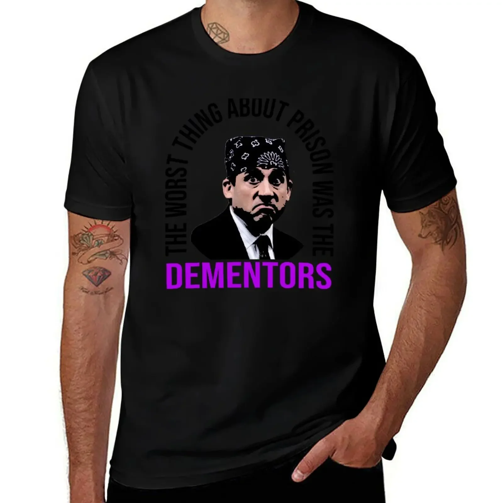 

The Worst Thing About Prison Was The Dementors T-Shirt designer shirts man t shirt aesthetic clothes shirts graphic tee men