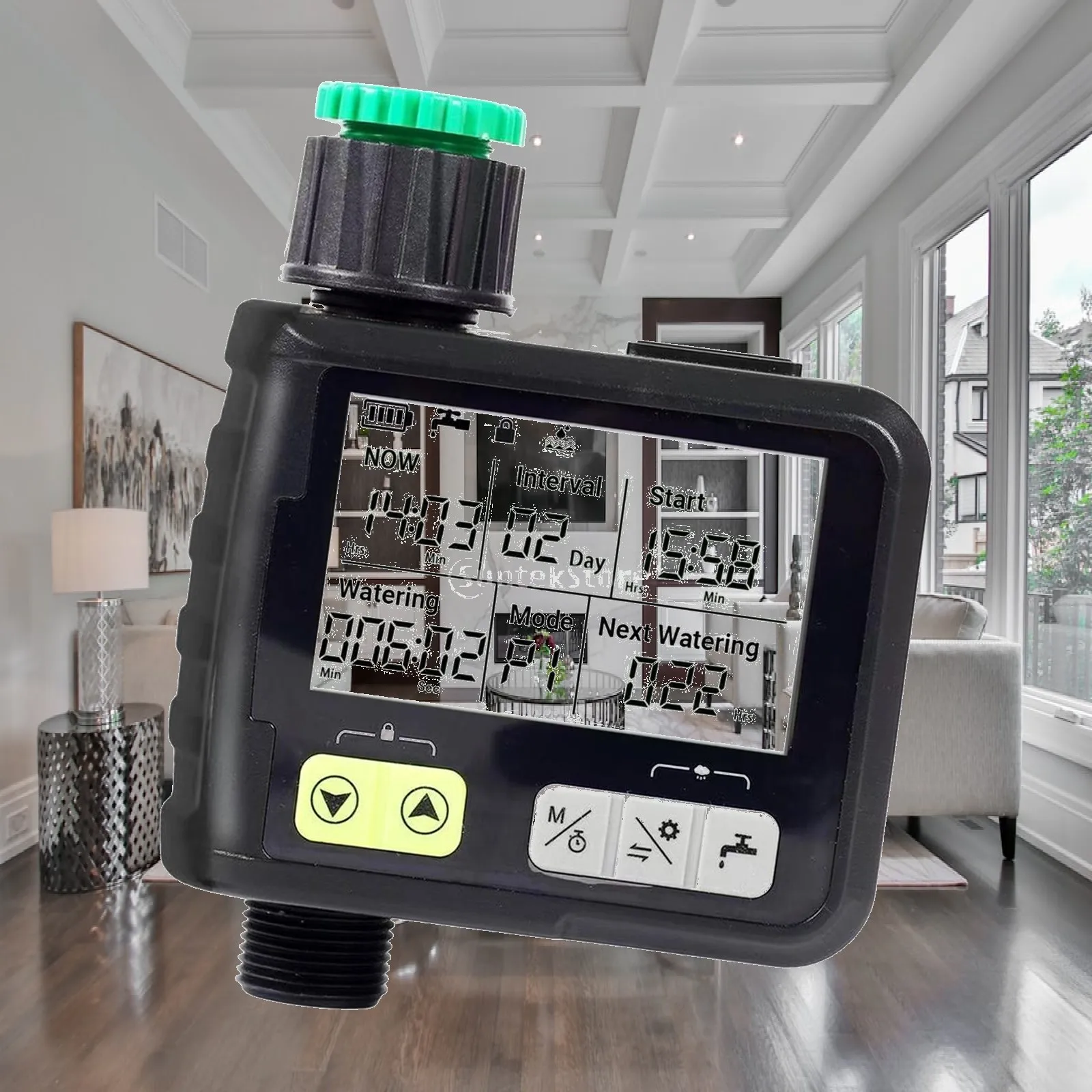 Digital Garden Water Timer Programmable Irrigation Device for Potted Plants and Lawn Watering