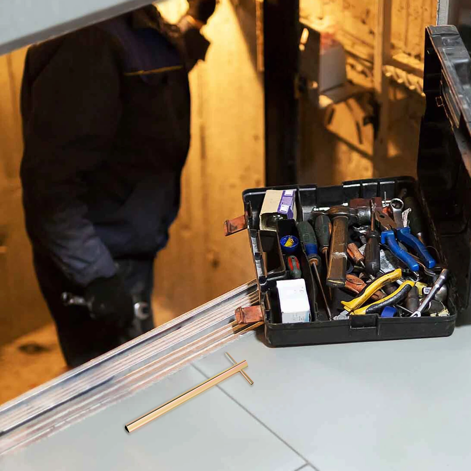 

Universal 7.8 Inch Elevator Triangular Lift Multi-Purpose Spanner Key Emergency Door Release Durable Electric Cabinet Key