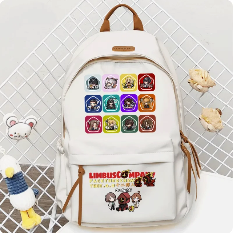 Anime  Limbus Company Schoolbag Backpack High-capacity Shoulder Bag Cosplay Student Teenage Gift B770