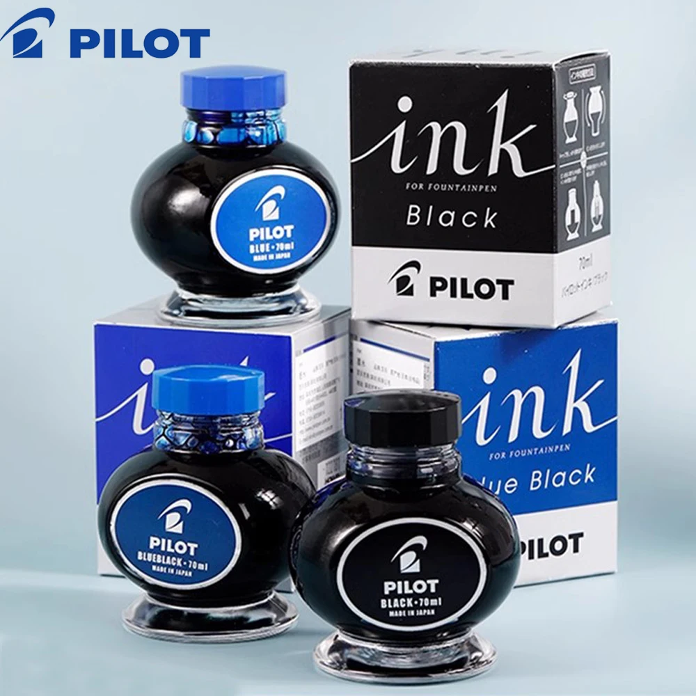 

1 Bottle 70ml Pilot Fountain Pen Ink Refilling Ink Japanese Stationery School High Quality Calligraphy Writing Fountain Ink