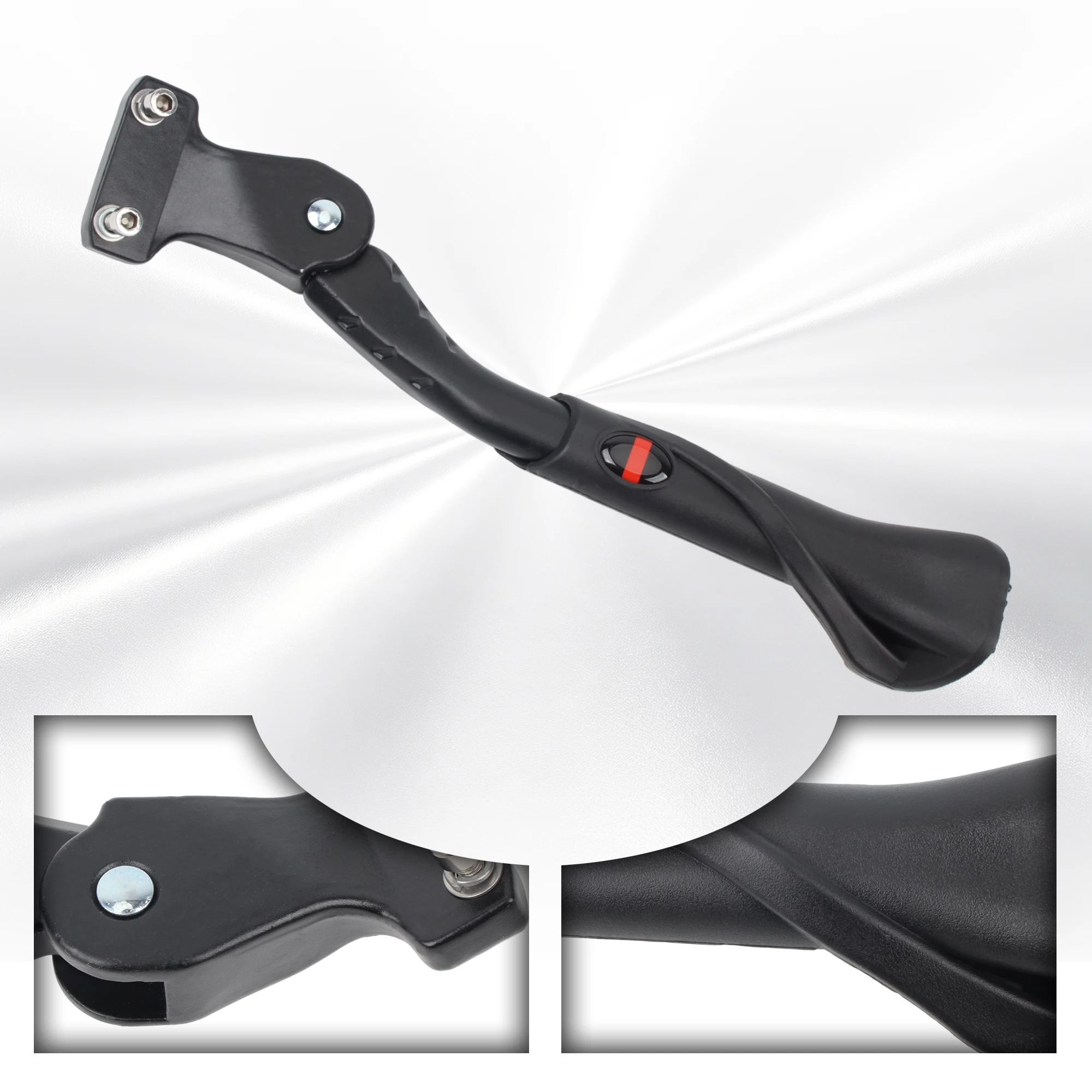 Motorcycles Aluminum Adjustable Foot Side Kick Stand Kickstand For Ridstar Q20 Electric DirtBike Motocross Universal Accessories