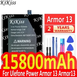 KiKiss 3097 Powerful Battery for Ulefone Power Armor 13 14 Phone Batterij