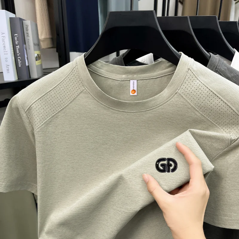 Designer Original Man Short-Sleeved T-Shirt Color Variety Round Neck Letter Print Summer New Sports Casual Tee Fashion Men'sWear