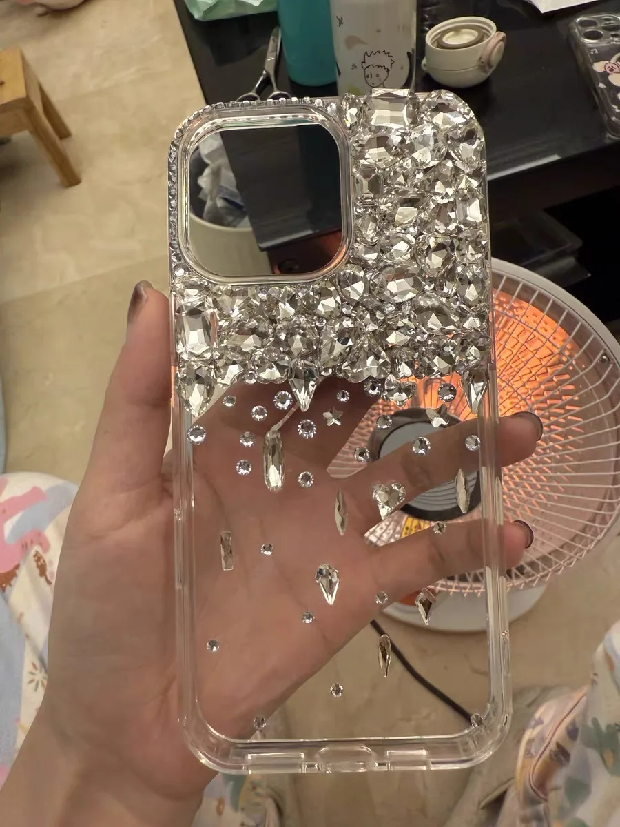 Чехол Flash Diamond Pure ручной работы подходит для iPhone