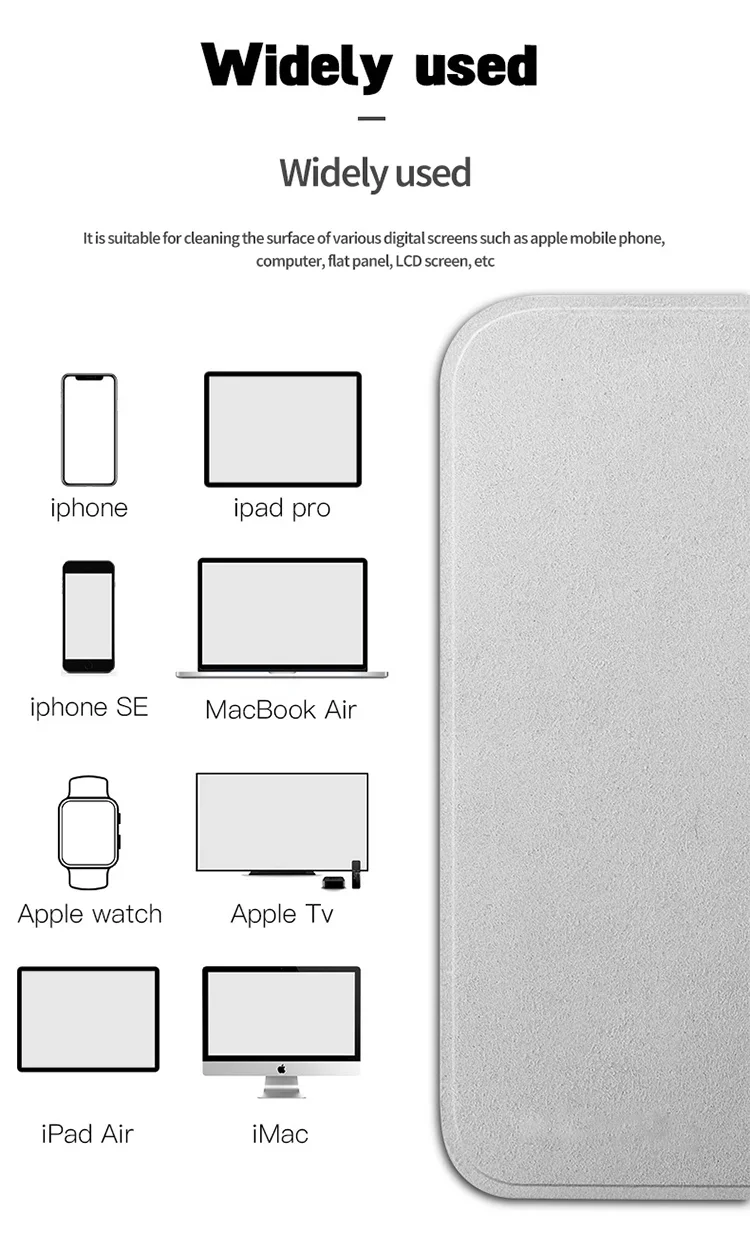 Poliertuch für Apple iPhone 1:1 Nano-Texture-Bildschirmreinigungstuch für iPad Mac iPod Pro Watch Lens Camera Display Cleaner – Detail 8
