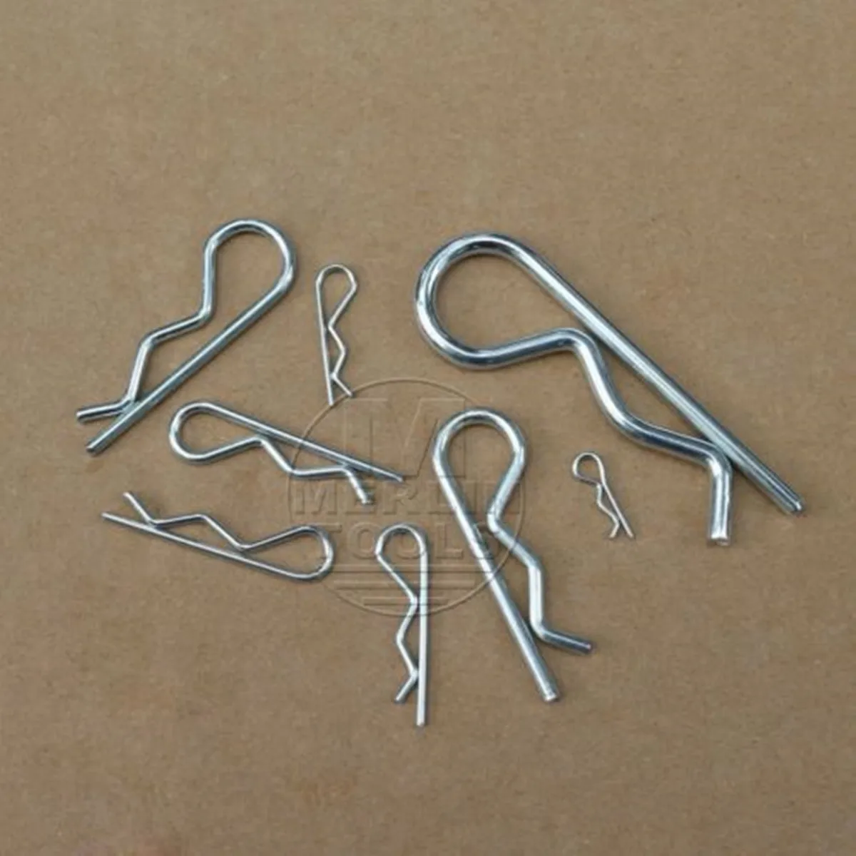 135Pcs Industrial R Pins Mechanical Hitch Hair Pin Tractor Clip Assortment Kit