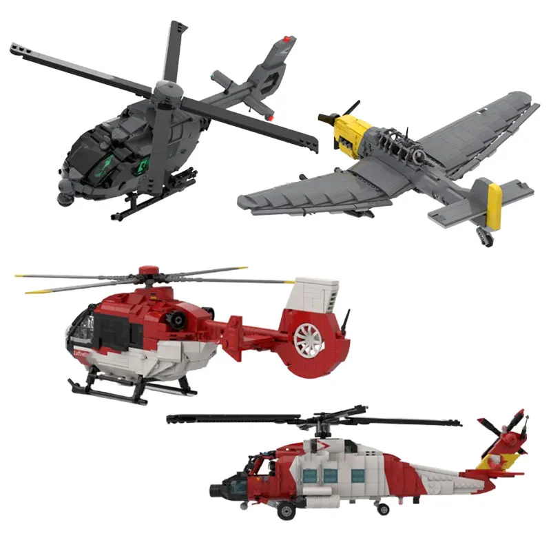 

Spot MOC-91669 818 шт. 68986 самолет DIY сборка мелких частиц строительные блоки развивающая игрушка модель подарочный набор украшений