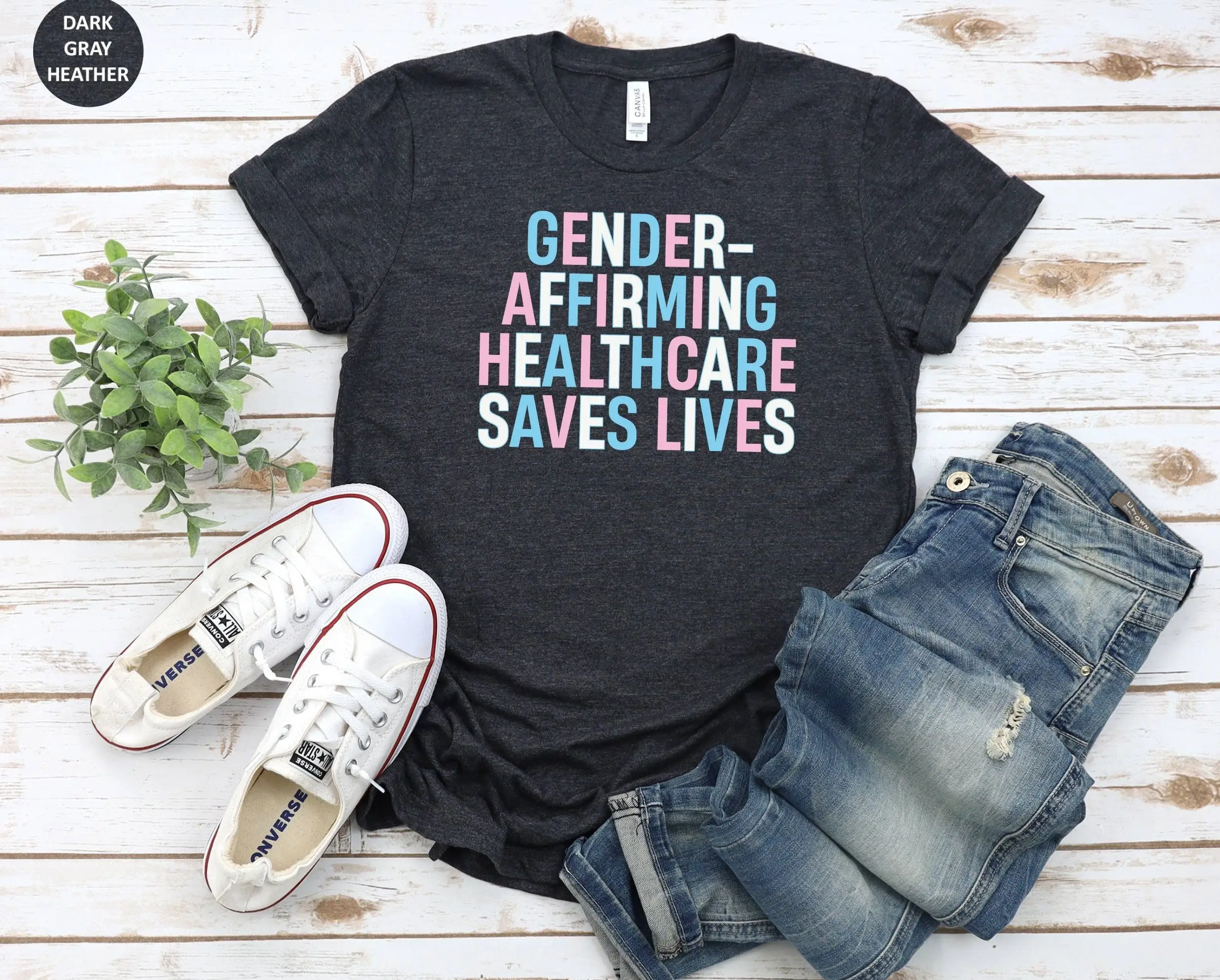 Gender Affirming Healthcare T Shirt Save Lives Pride Gay Rights Equality LGBTQ Activism Feminism