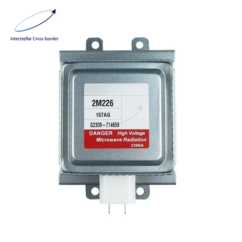 Microwave Magnetron 2M226-15TAG - Air Cooled Long Base Plate Vacuum Heating Tube, Genuine Stable for Microwave Equipment Parts