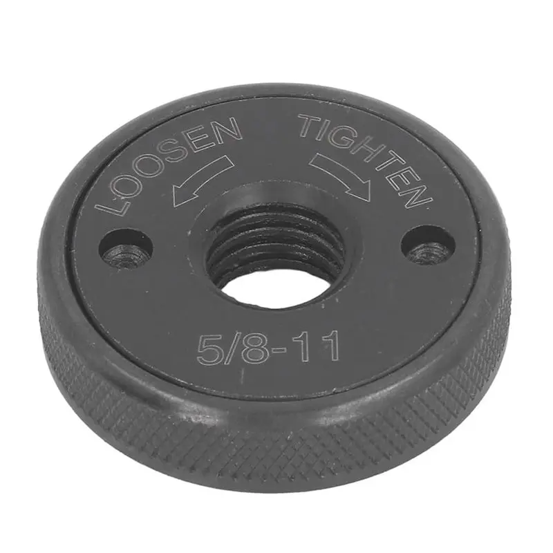 AB41-2X Quick Release Nut For Anlgle Grinder,5/8-11 Self Locking Flange Nuts Metal Lock Grinder Knurled Arbor Nut
