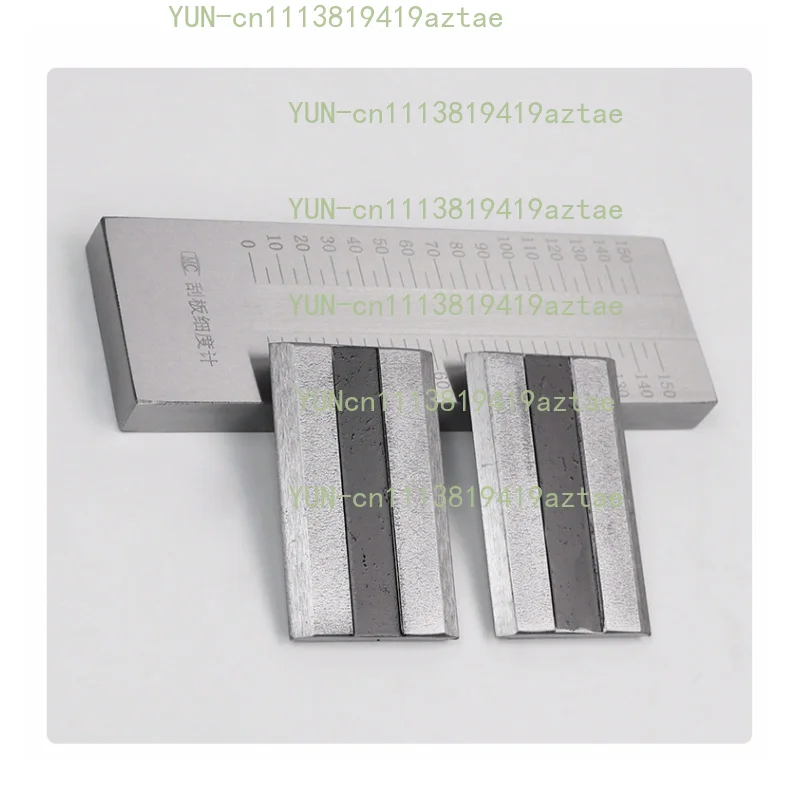 QXD Stainless Steel Scraper Fineness Meter Single Groove Fineness Plate Fineness Gauge 25/50/100/150um